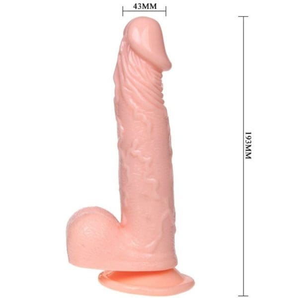 BAILE - INFLATABLE REALISTIC COCK REALISTIC INFLATABLE DILDO WITH SUCTION CUP 4